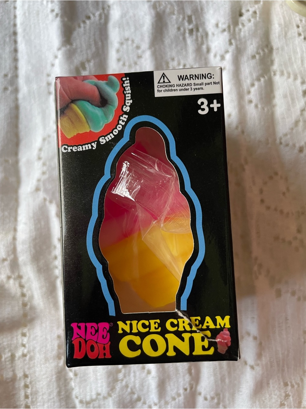 Nice Cream Cone Kids Toy - Pink & Yellow
